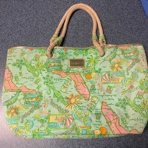 Lilly Pulitzer beach bag